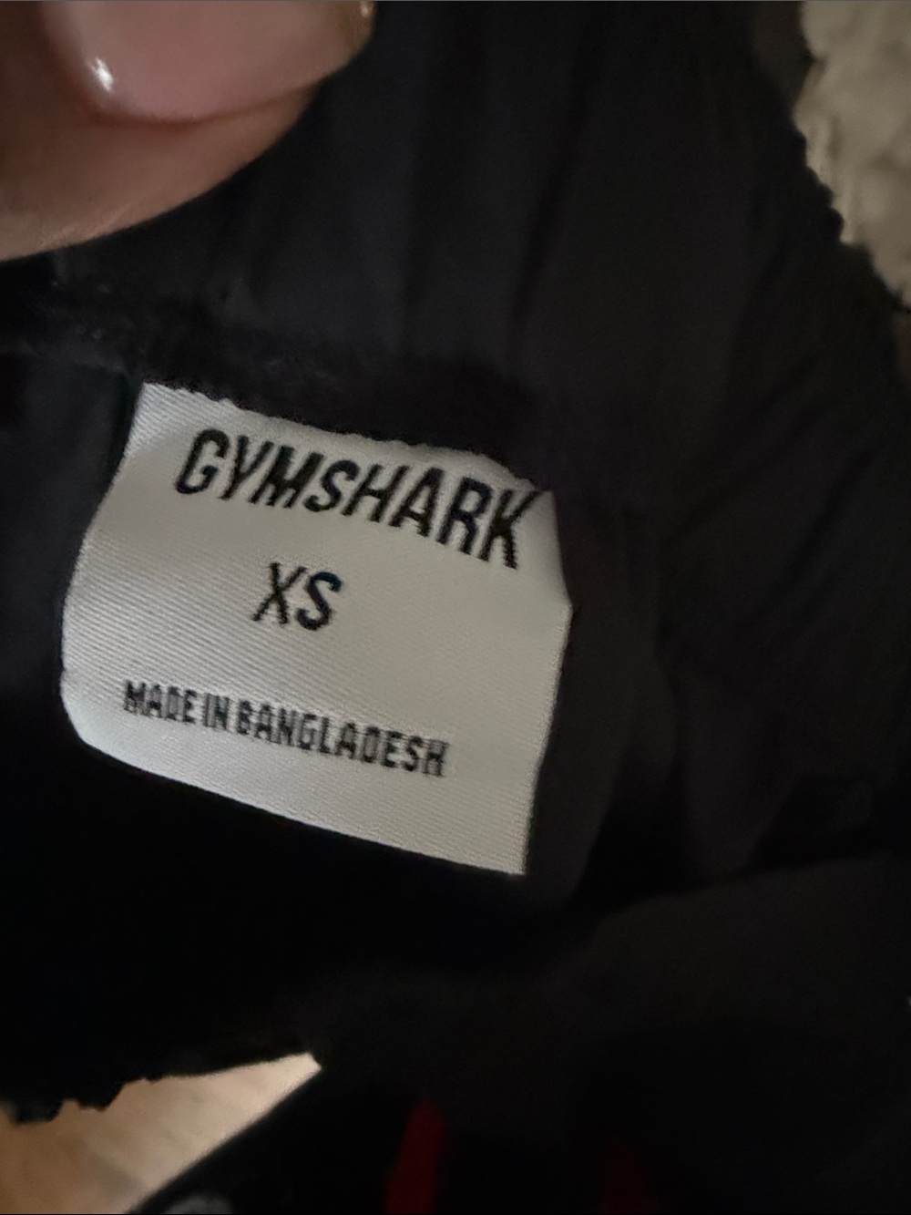 Gymshark Black Women's Running Shorts with Curved Hem - Picture 5 of 5